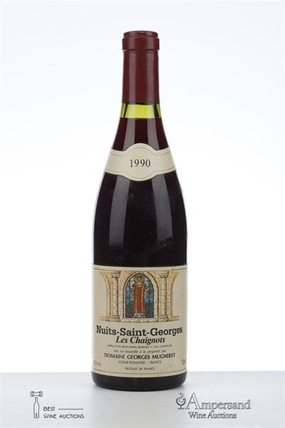 NUITS ST GEORGES LES CHAIGNOTS 1990 - Georges Mugneret - 1 Bottle