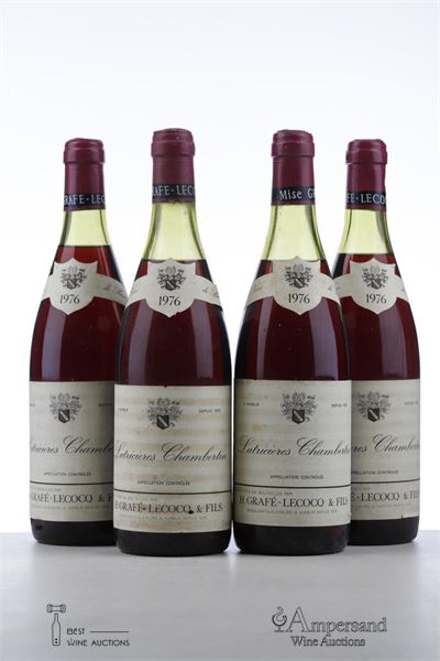 LATRICIERES CHAMBERTIN 1976 - Grafe Lecocq - 4 Bottles