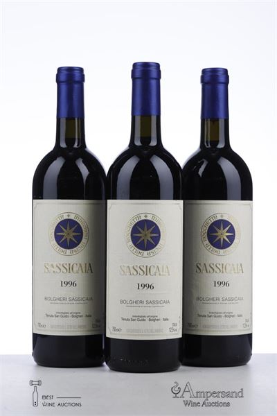 SASSICAIA 1996 - Tenuta San Guido - 3 Bottles