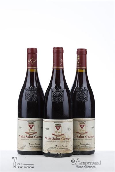 NUITS ST GEORGES 1992 - Bertrand Ambroise - 3 Bottles
