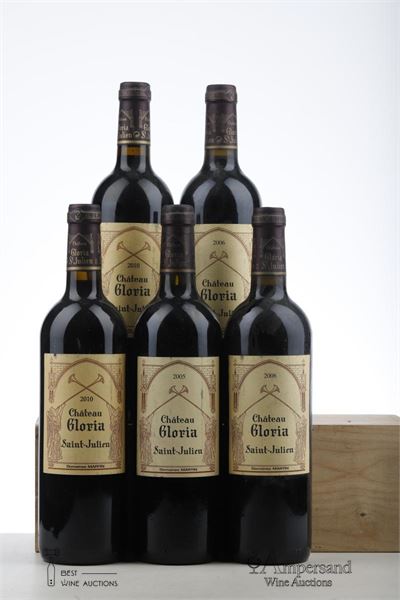 GLORIA 1*2005 + 2*2006 + 2*2010   - Mc - 5 Bottles
