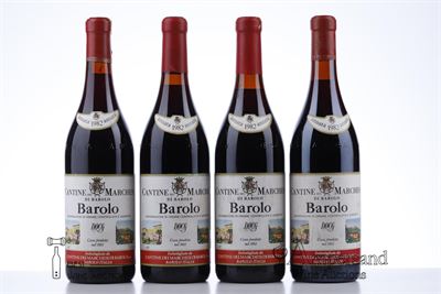 BAROLO 1982 - Marchesi di Barolo - 8 Bottles