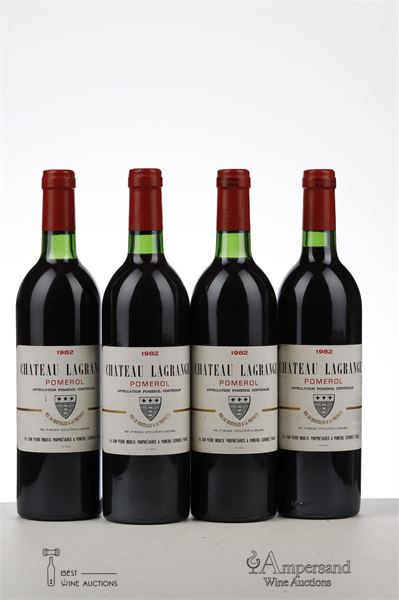 LAGRANGE POMEROL 1982 - Mc - 4 Bottles