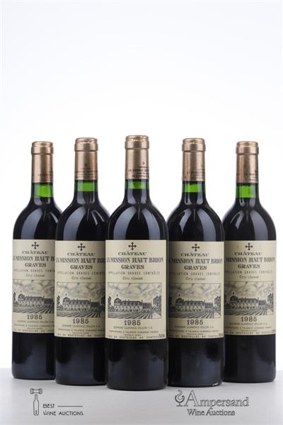 MISSION HAUT BRION 1985 - Mc - 5 Bottles