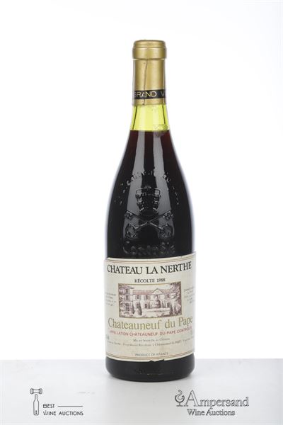 CHATEAUNEUF DU PAPE LA NERTHE 1988 - Chateau La Nerthe - 1 Bottle