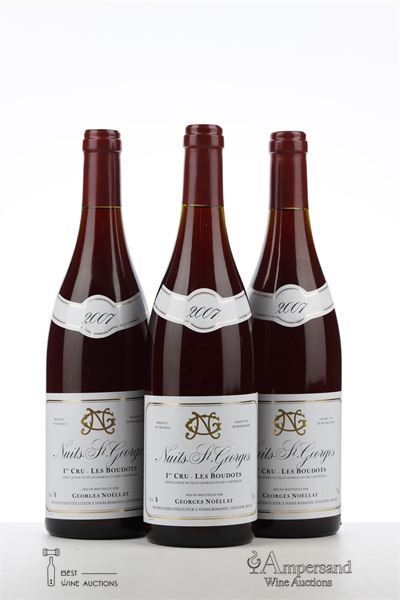 NUITS ST GEORGES LES BOUDOTS 2007 - Georges Noellat - 3 Bottles