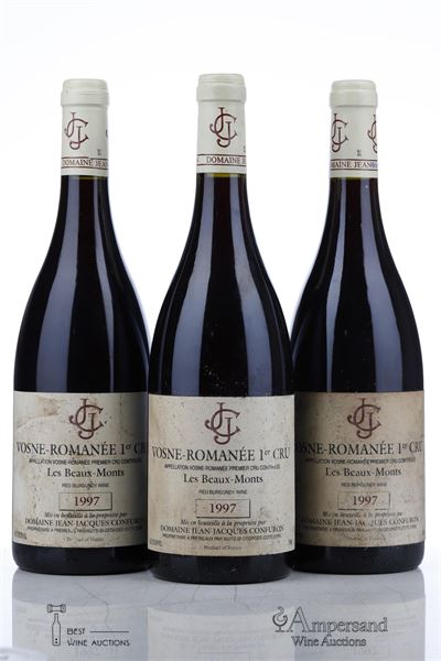 VOSNE ROMANEE LES BEAUX MONTS 1997 - Jean Jacques Confuron - 3 Bottles