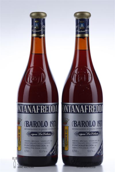 BAROLO LA DELIZIA 1971 - Fontanafredda - 2 Bottles