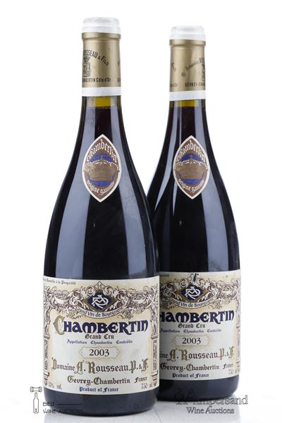 CHAMBERTIN 2003 - Armand Rousseau - 2 Bottles