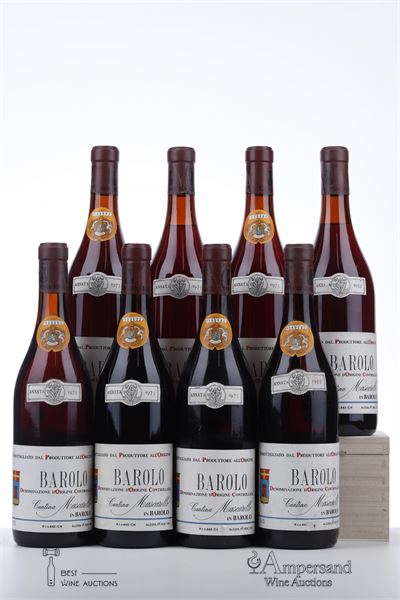 BAROLO 1975 - Cantina Mascarello - 8 Bottles