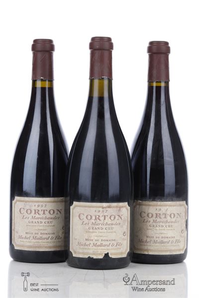 CORTON LES MARECHAUDES 1997 - Michel Mallard - 3 Bottles