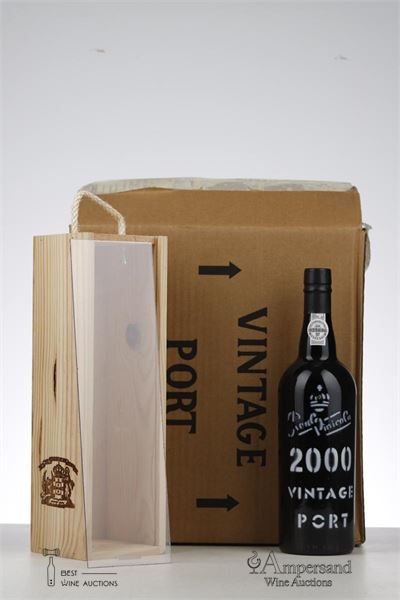 REAL VINICOLA VINTAGE PORT 2000 - Real Vinicola - 6 Bottles - Owc 1