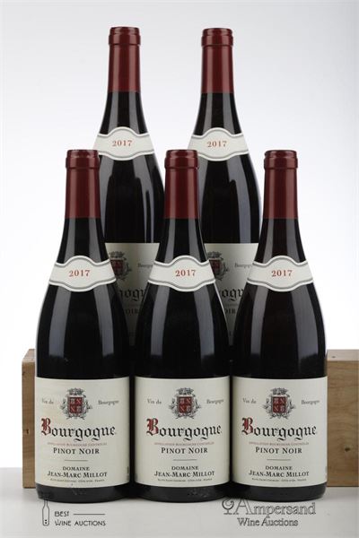 BOURGOGNE PINOT NOIR 2017 - Jean Marc Millot - 5 Bottles