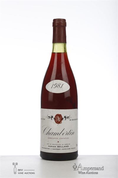 CHAMBERTIN 1981 - Adrien Belland - 1 Bottle