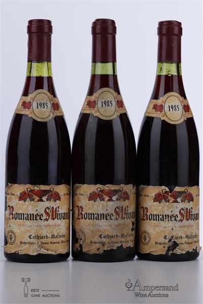 ROMANEE ST VIVANT 1985 - Cathiard Molinier - 3 Bottles