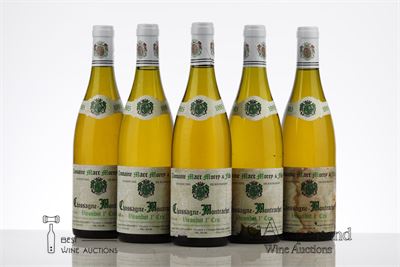 CHASSAGNE MONTRACHET BLANC EN VIRONDOT 1995 - Marc Morey - 5 Bottles
