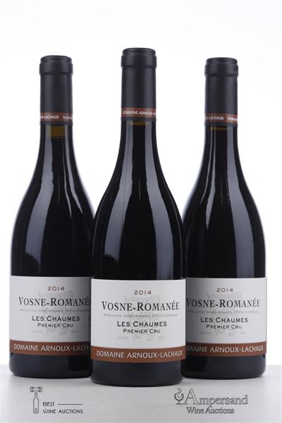 VOSNE ROMANEE LES CHAUMES 2014 - Arnoux Lachaux - 3 Bottles