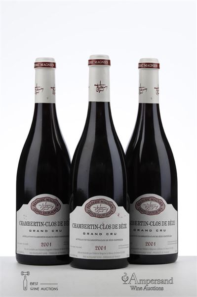 CHAMBERTIN CLOS DE BEZE 2001 - Frederic Magnien - 3 Bottles