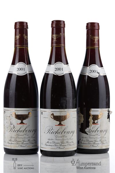 RICHEBOURG 2001 - Gros Frere & Soeur - 3 Bottles