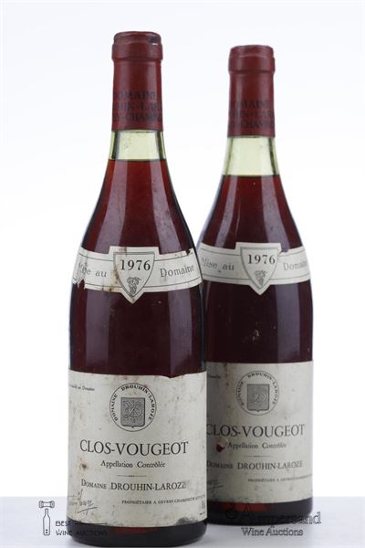 CLOS VOUGEOT 1976 - Drouhin Laroze - 2 Bottles