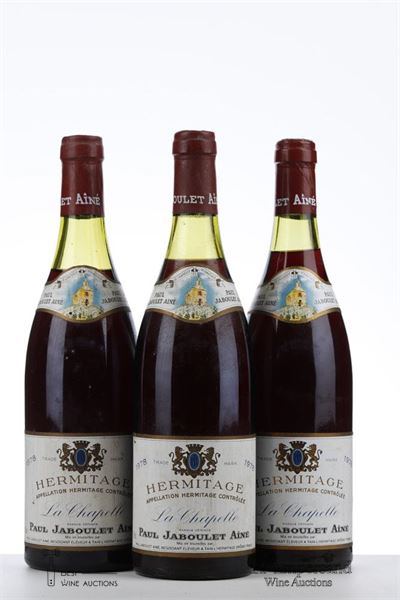 HERMITAGE LA CHAPELLE 1978 - Paul Jaboulet - 3 Bottles