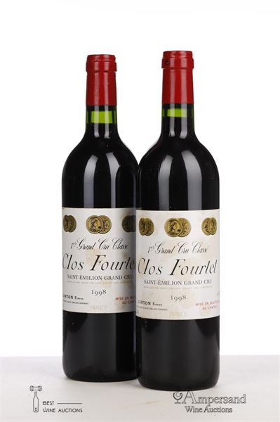 CLOS FOURTET 1998 - Mc - 2 Bottles