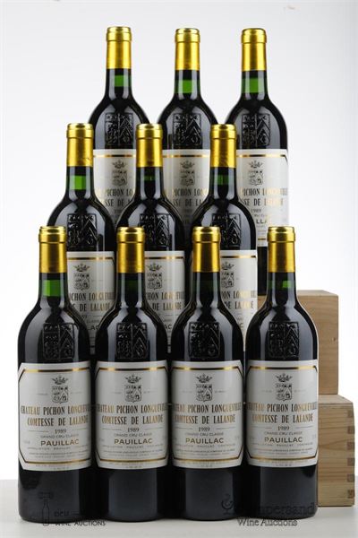 PICHON COMTESSE 1989 - Mc - 10 Bottles - Owc 12