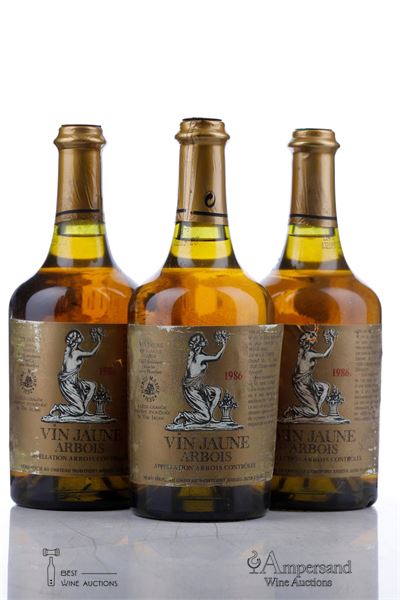 ARBOIS VIN JAUNE 1986 - Henri Maire - 3 x 0,62Ltr