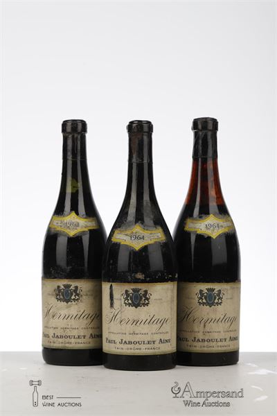 HERMITAGE ROUGE 1964 - Jaboulet - 3 Bottles