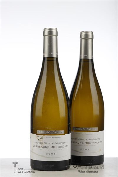 CHASSAGNE MONTRACHET BLANC LA BOUDRIOTTE 2008 - Bruno Colin - 2 Bottles