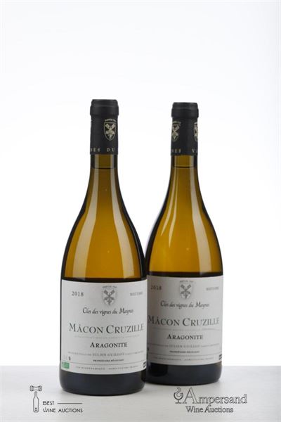 MACON CRUZILLE CLOS DES VIGNES DU MAYNES ARAGONITE  2018 - Julien Guillot - 2 Bottles