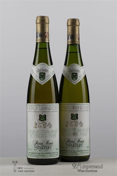 GEWURZTRAMINER EICHBERG 1988 - Pierre Henri Ginglinger - 2 Bottles