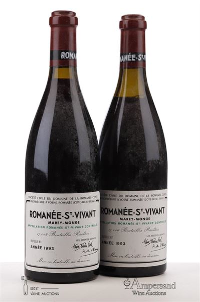 ROMANEE ST VIVANT 1993 - Domaine de la Romanee Conti - 2 Bottles