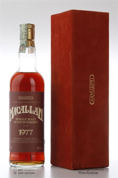 1977 MACALLAN SHERRY WOOD - Samaroli - Bottle 279/420 - Alc 46% - 1 Bottle