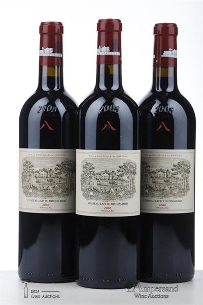 LAFITE ROTHSCHILD 2008 - Mc - 3 Bottles