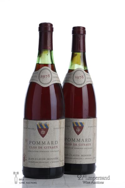 POMMARD CLOS DE CITEAUX 1978 - Jean Claude Monnier - 2 Bottles