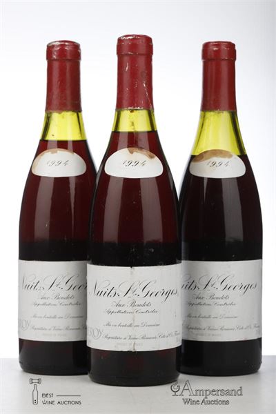 NUITS ST GEORGES AUX BOUDOTS 1994 - Leroy - 3 Bottles