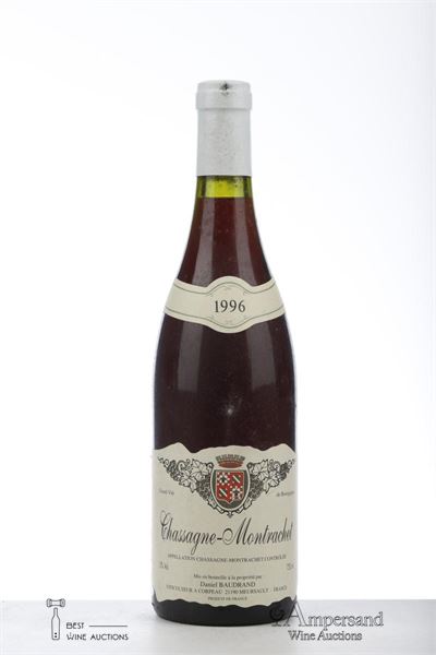 CHASSAGNE MONTRACHET ROUGE 1996 - Daniel Baudrand - 1 Bottle