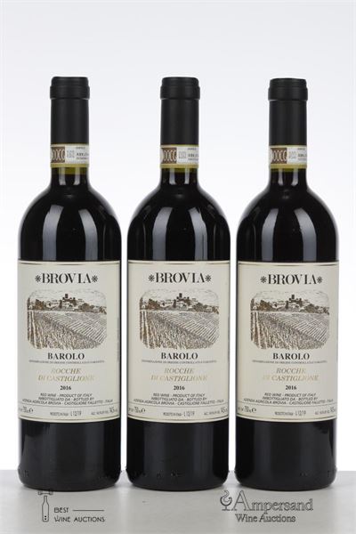 BAROLO ROCCHE DI CASTIGLIONE 2016 - Brovia - 3 Bottles