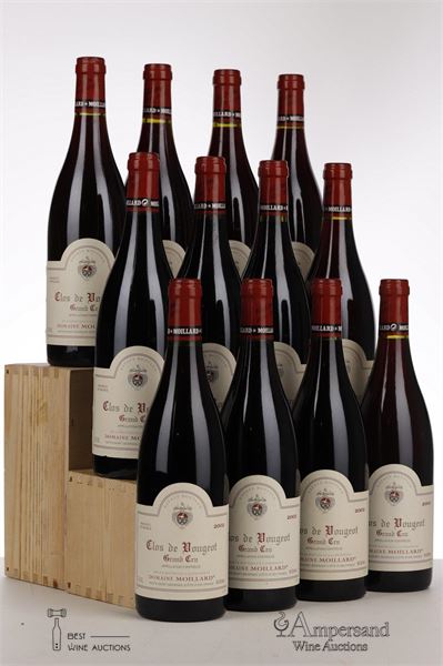 CLOS DE VOUGEOT 2002 - Moillard - 12 Bottles