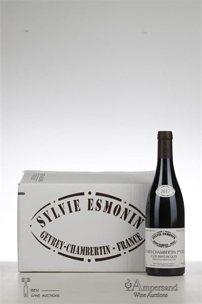 GEVREY CHAMBERTIN CLOS ST JACQUES 2017 - Sylvie Esmonin - 6 Bottles - Oc 6