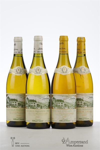 CHABLIS MONTEE DE TONNERRE 1997 - Billaud Simon - 4 Bottles