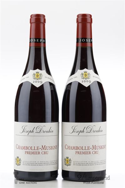 CHAMBOLLE MUSIGNY 1 ER CRU 2009 - Joseph Drouhin - 2 Bottles