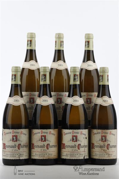 MEURSAULT CHARMES 2001 - Prieur Brunet - 7 Bottles