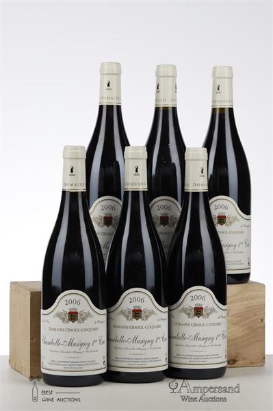 CHAMBOLLE MUSIGNY 1 ER CRU 2006 - Odoul Coquard - 6 Bottles