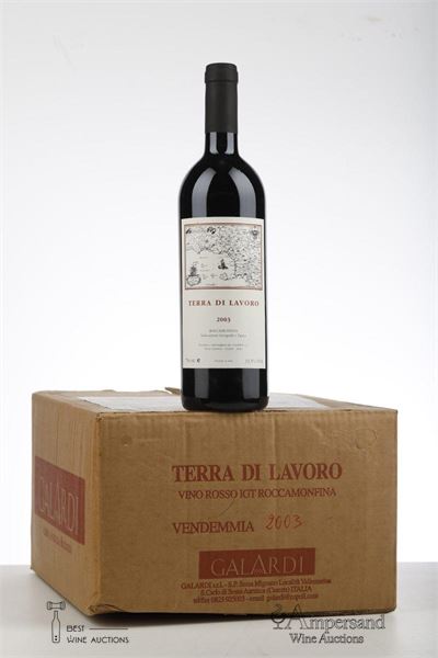 TERRA DI LAVORO 2003 - Fattoria Galardi - 6 Bottles - Oc 6