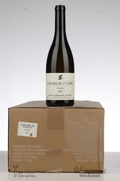 CHABLIS CHATAINS 2023 - Eleni et Edouard Vocoret - 12 Bottles - Oc 12