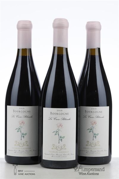 BOURGOGNE ROUGE LA CROIX BLANCHE 2019 - Charles Lachaux - 3 Bottles