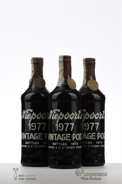 NIEPOORT VINTAGE PORT 1977 - Niepoort - 3 Bottles