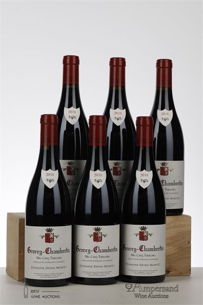 GEVREY CHAMBERTIN MES CINQ TERROIRS 2018 - Denis Mortet - 6 Bottles - Oc 6
